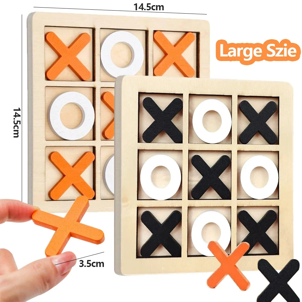 Board Game For 6 Years Old - Legno XO Tic Tac Toe Gioco