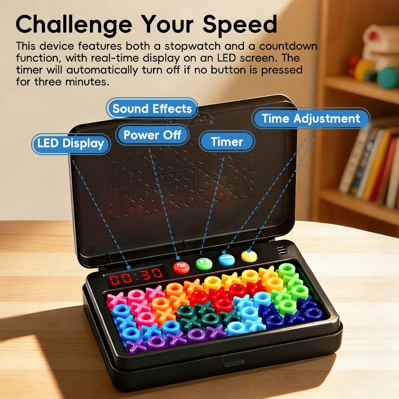 Board Game For 6 Years Old - KNYYSECQ Smart XO Puzzle: Gioco di