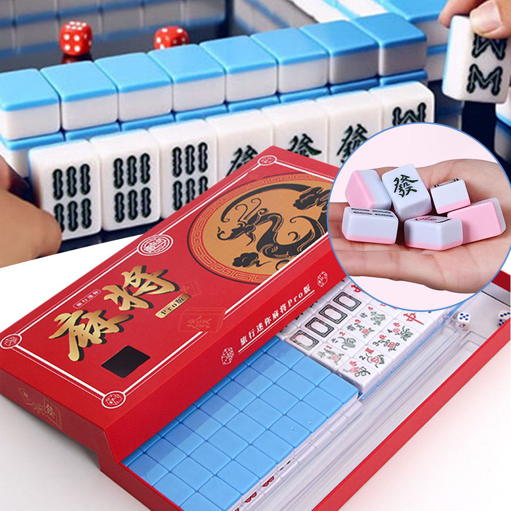 Board Game Name - Mini Mahjong da viaggio portatile Set