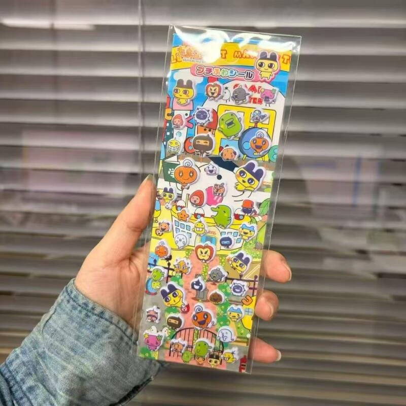 Bandai Model Tamagotchi - 6 Pezzi Adesivi a Bolle Cartoon