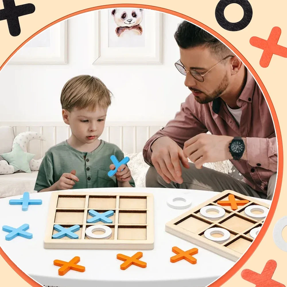 Legno XO Tic Tac Toe Gioco Min - Board Game For 6 Years Old recensione e prezzo