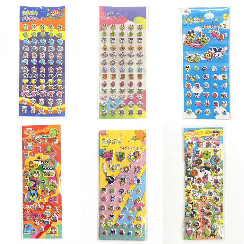 6 Pezzi Adesivi a Bolle Cartoo - Bandai Model Tamagotchi recensione e prezzo